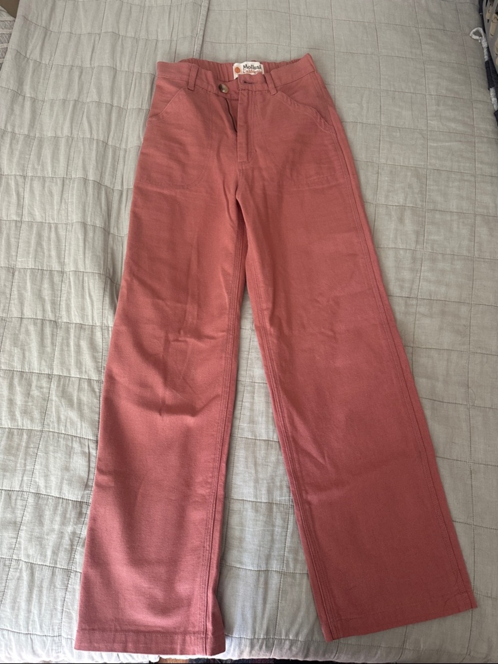 Mollusk Women's Rose High-Rise Wide Leg Jeans